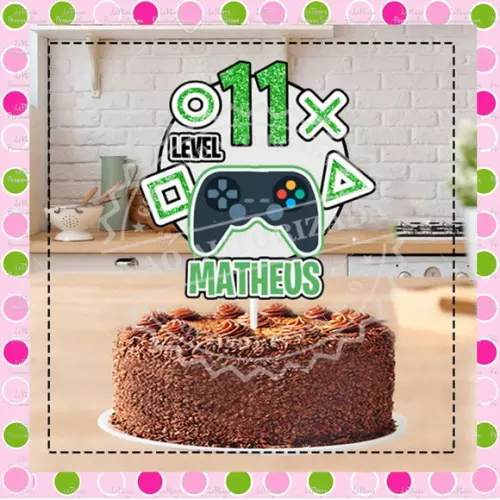 Topo de Bolo Video Game