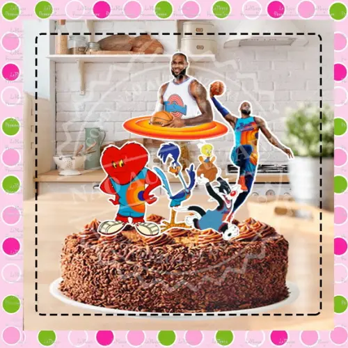 Topo de Bolo Space Jam