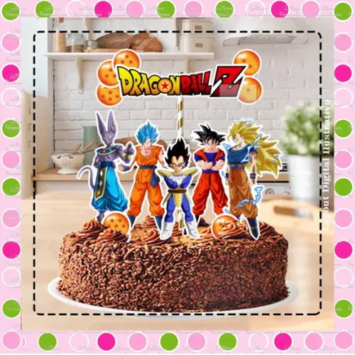 Topo de Bolo Dragon Ball