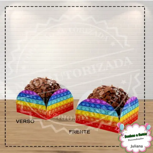 Forminha para Docinho Fidget Toys