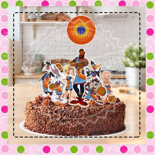 Topo de Bolo Space Jam