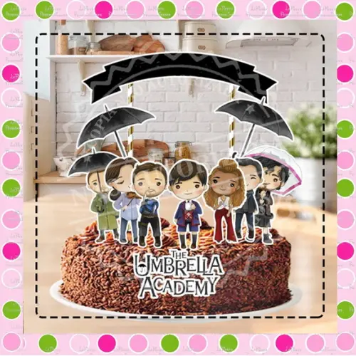 Topo de Bolo The Umbrella Academy