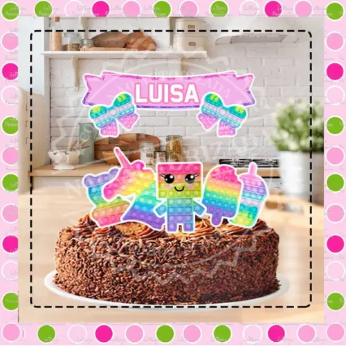 Topo de Bolo Fidget Toys