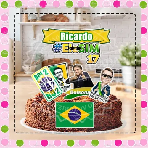 Topo de Bolo Presidente