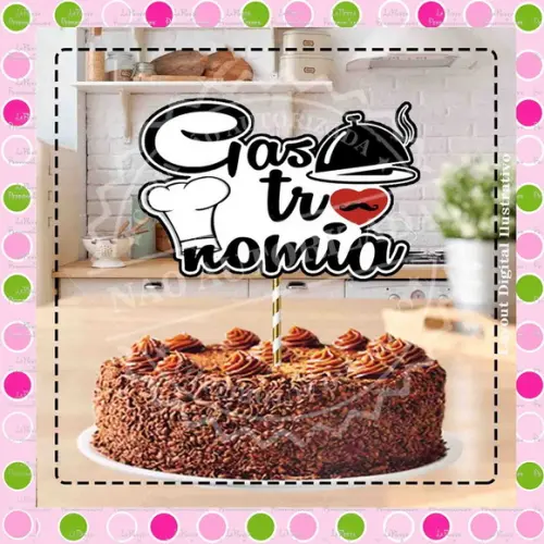 Topo de Bolo Gastronomia