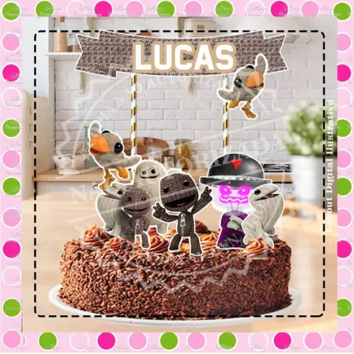 Topo de Bolo LittleBigPlanet