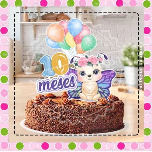 Topo de Bolo Mesversário