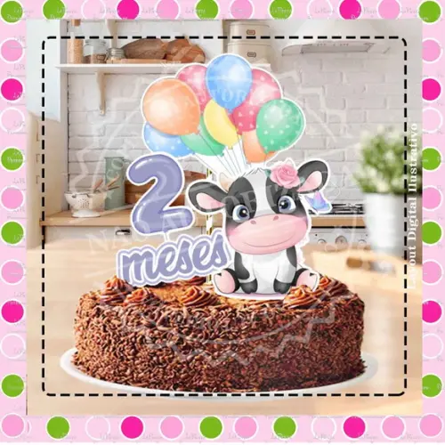 Topo de Bolo Mesversário