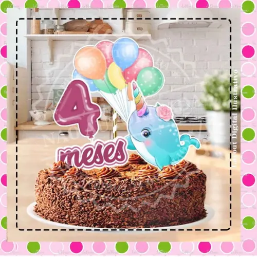 Topo de Bolo Mesversário