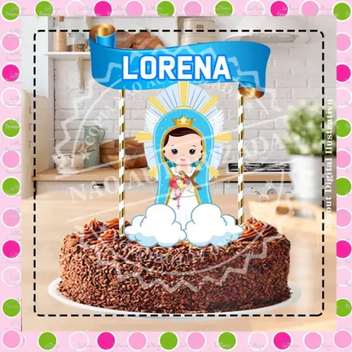 Topo de Bolo Nossa Senhora