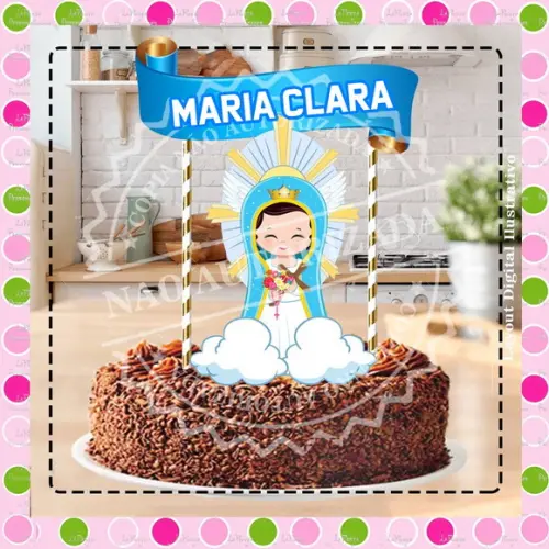 Topo de Bolo Nossa Senhora