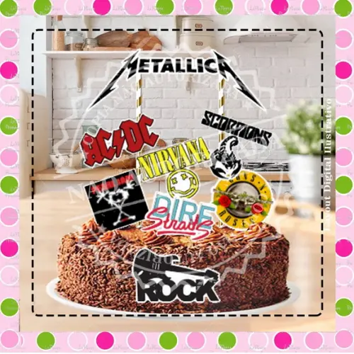 Topo de Bolo Rock Bandas