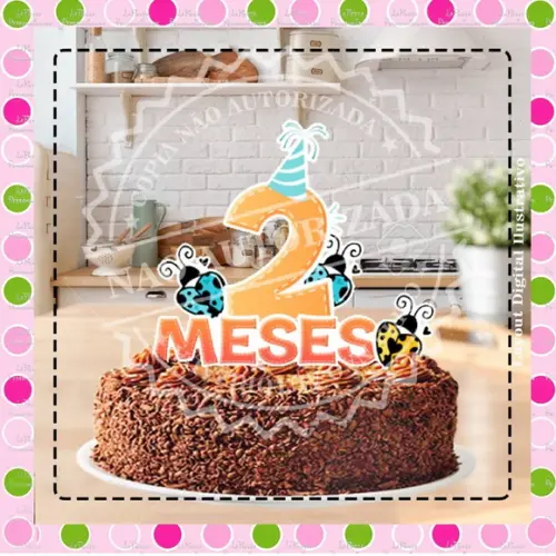 Topo de Bolo Mesversário