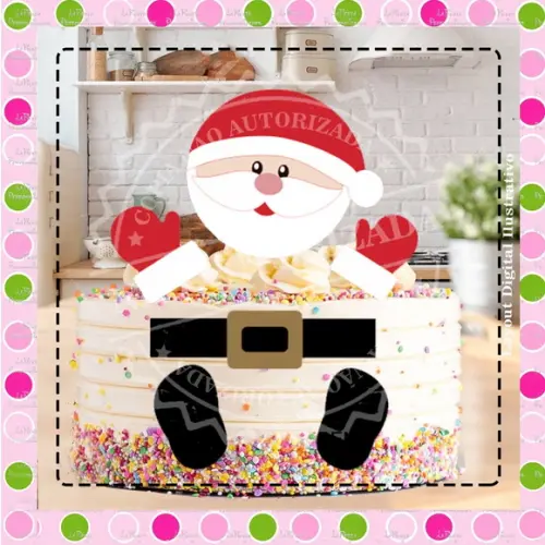 Topo de Bolo Natal
