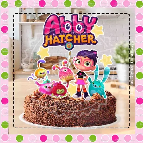Topo de Bolo Abby Hatcher