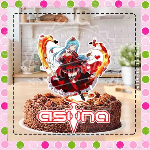 Topo de Bolo Asuna