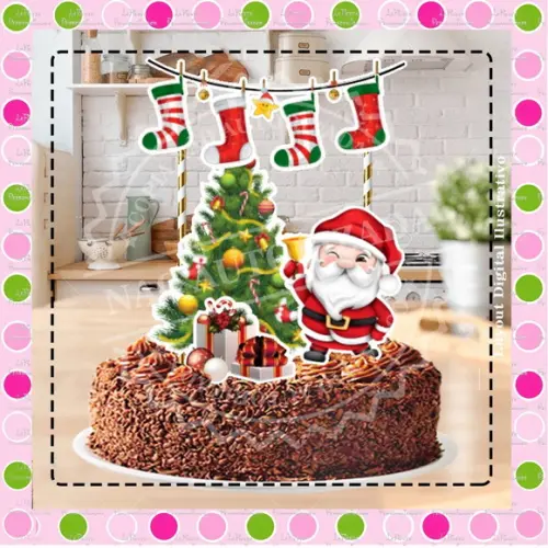 Topo de Bolo Natal