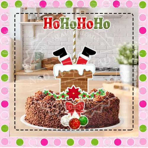 Topo de Bolo Natal