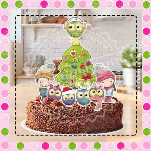 Topo de Bolo Natal