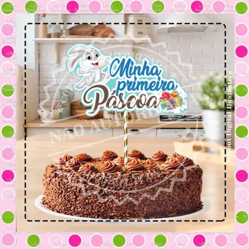 Topo de Bolo Meus Primeiros Momentos