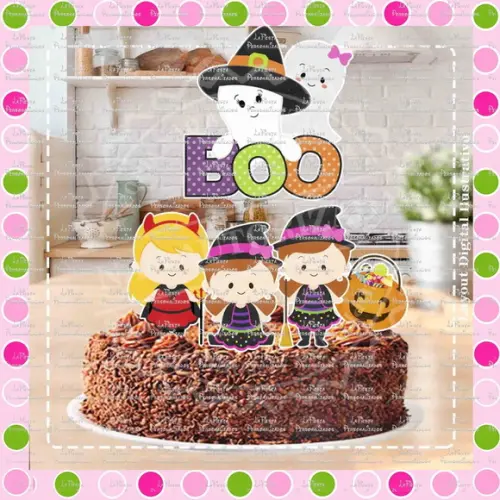 Topo de Bolo Halloween