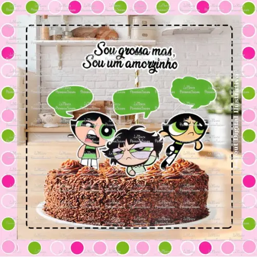 Topo de Bolo Meninas Super Poderosas