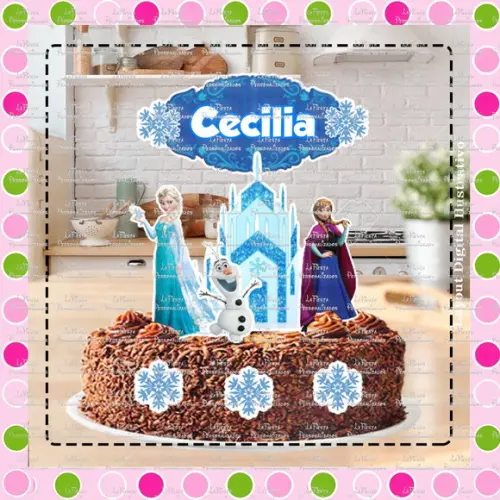 Topo de Bolo Frozen