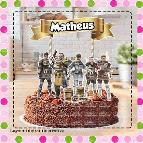 Topo de Bolo Apex Legends