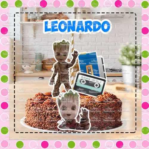 Topo de Bolo Groot