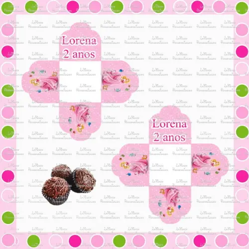 Forminha para Docinho Princesa Aurora