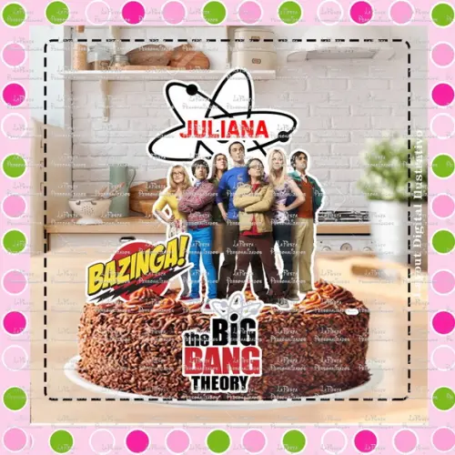 Topo de Bolo Teoria Big Bang