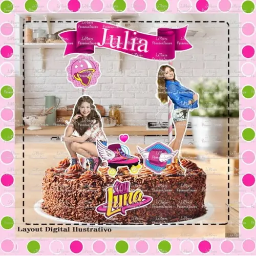 Topo de Bolo Soy Luna
