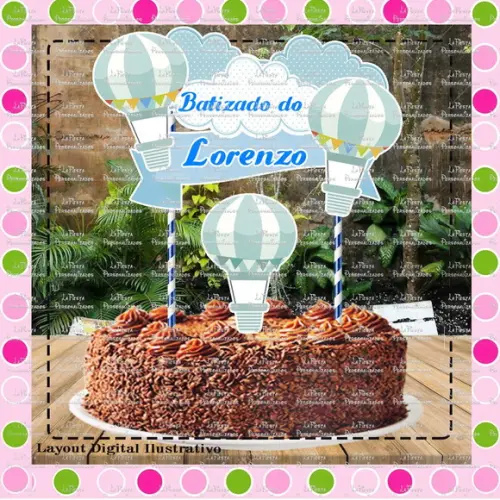 Topo de Bolo Balão