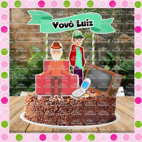 Topo de Bolo Vovô