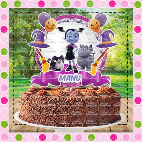 Topo de Bolo Vampirinha