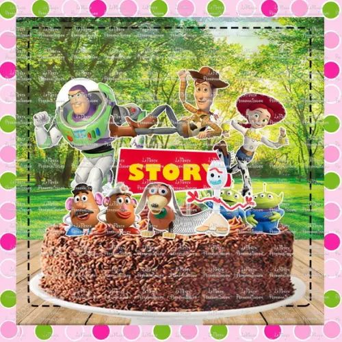 Topo de Bolo Toy Story