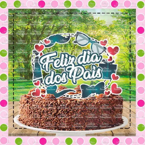 Topo de Bolo Dia dos Pais