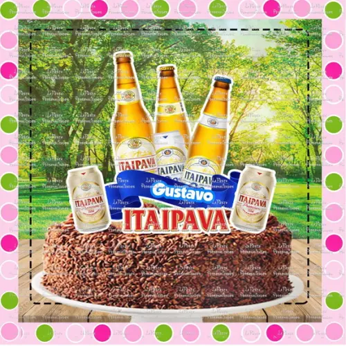 Topo de Bolo Cerveja