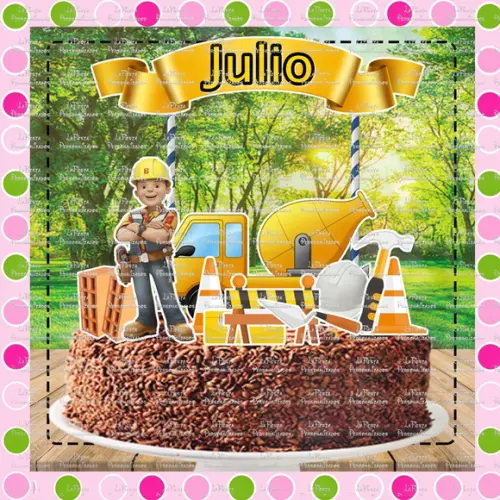 Topo de Bolo Construtor