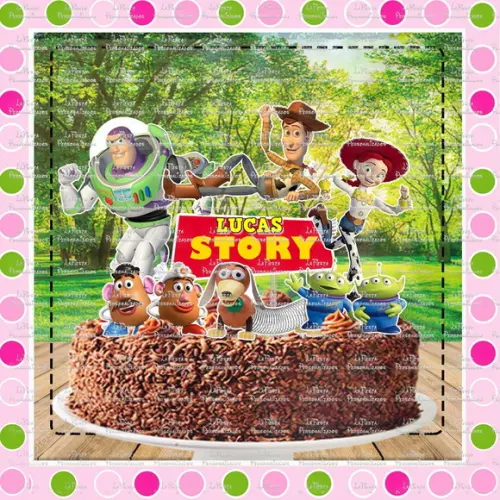 Topo de Bolo Toy Story
