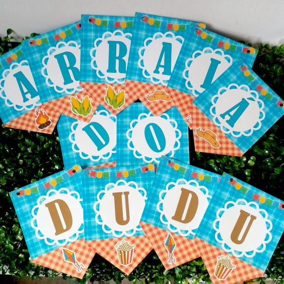 Bandeirola Personalizada Festa Junina