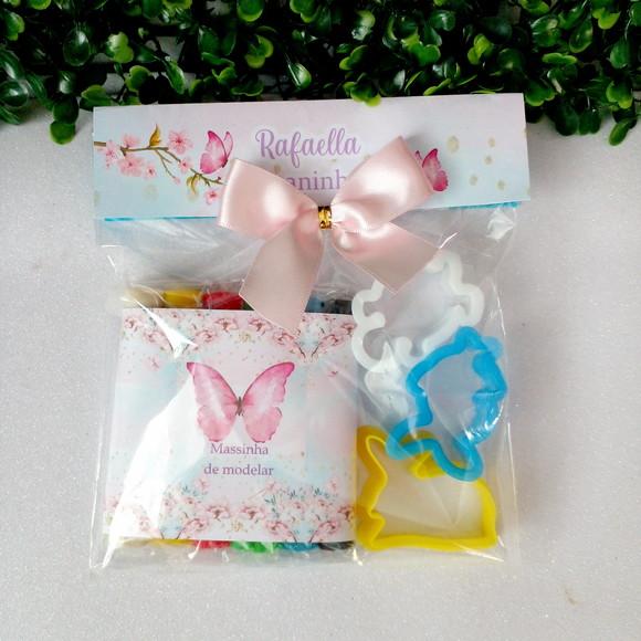 Kit Massinha de Modelar Tema Jardim das Borboletas