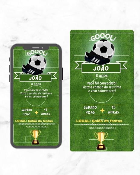 Convite Digital Futebol