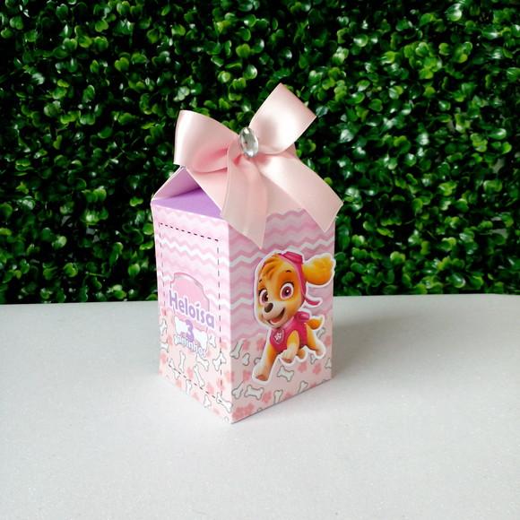 Caixa Milk Skye Patrulha Canina Rosa