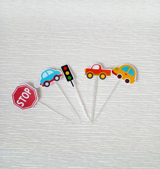 Topper para Docinhos Carrinhos