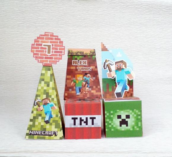Kit Personalizado Minecraft 20 Peças