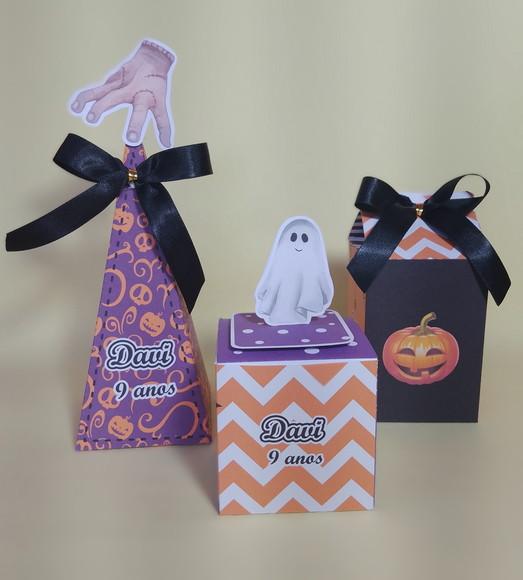 Kit Festa Halloween 15 Caixas Personalizadas