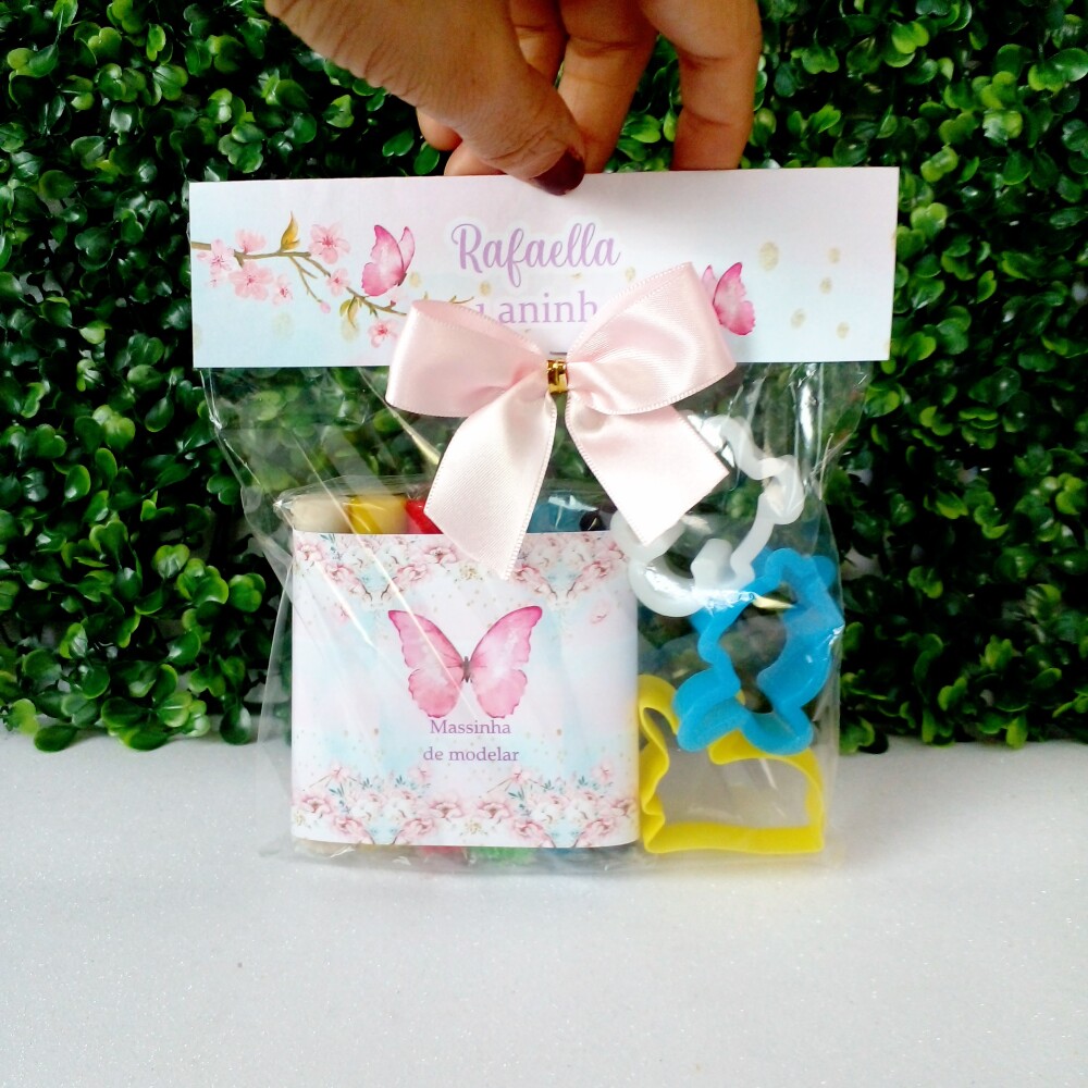Kit Massinha de Modelar Tema Jardim das Borboletas