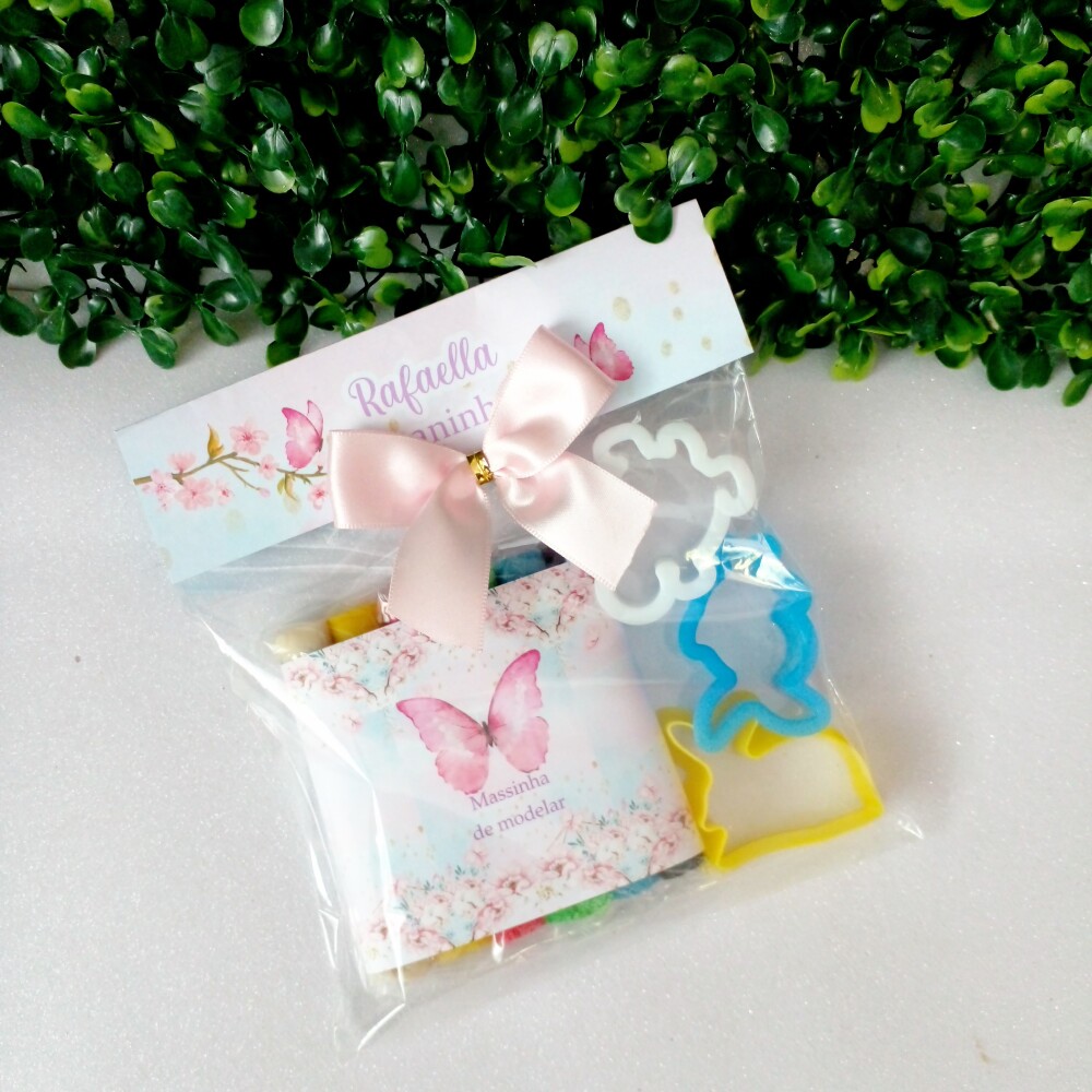 Kit Massinha de Modelar Tema Jardim das Borboletas