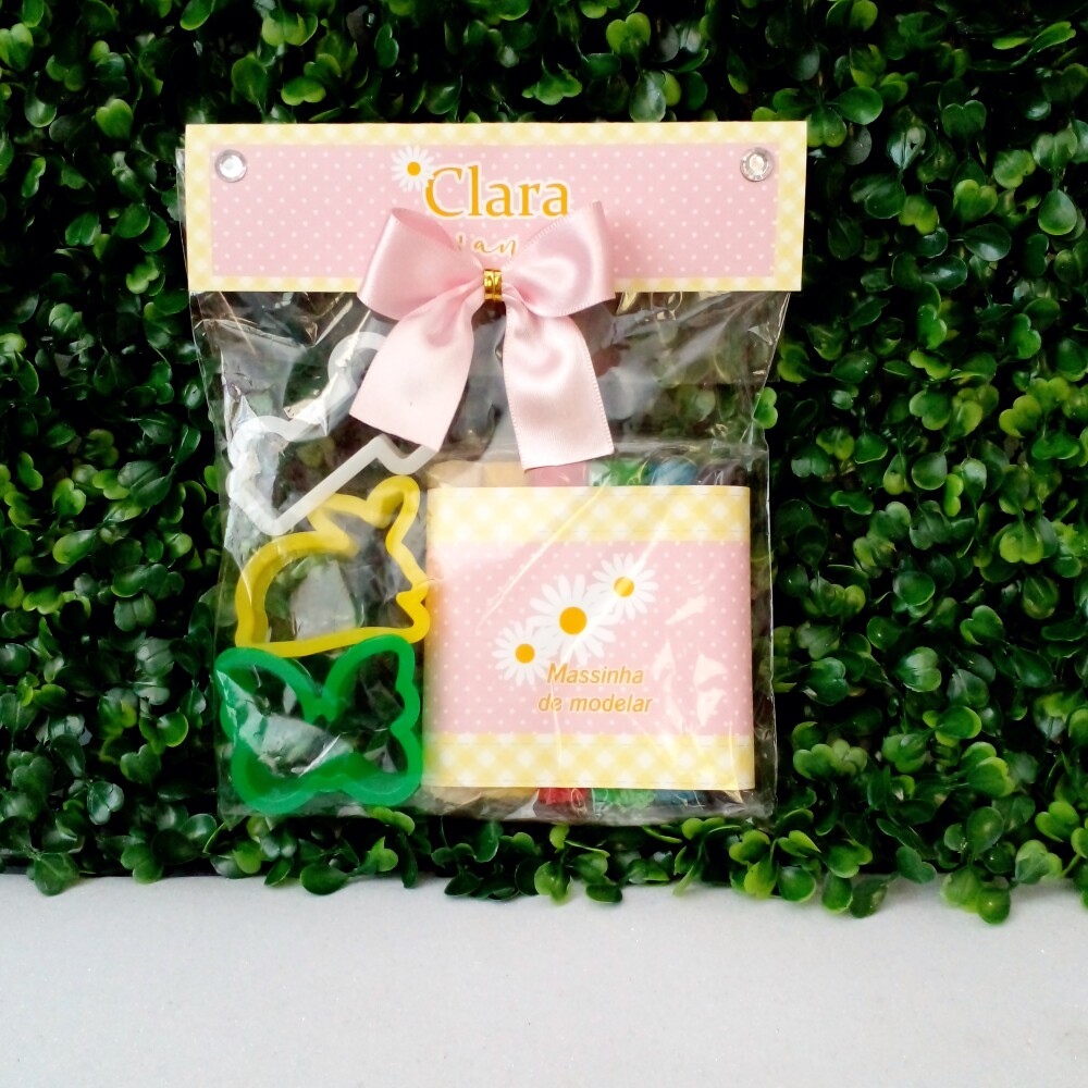 Kit Massinha de Modelar Tema Margarida